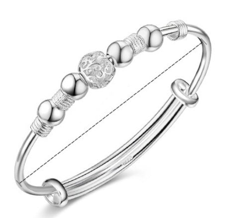 Women Copper Plated Bead Bracelet Transfer Bead Design Korean Style Fashion Jewelry Accessory Trendy Bead Glow