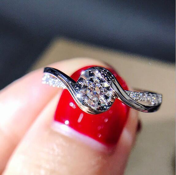 Octagon Zircon Engagement Rings Copper Settings Statement Ring For Proposals Weddings Anniversaries And Special