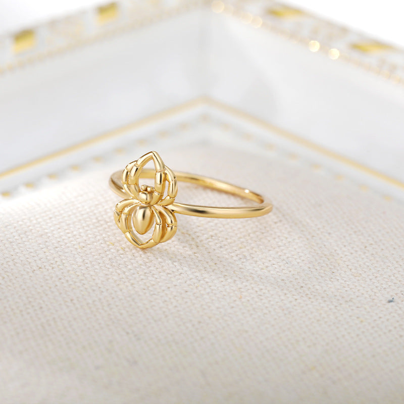 Spider Ring Fashion Simple Copper Rings for Men and Women Featuring a Unique Spider Designs Jewelry Band Rings