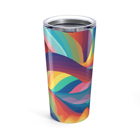 20oz Stainless Steel Printed Tumbler With Double Wall Vacuum Insulation And Leak Proof Lid For Hot Or Cold