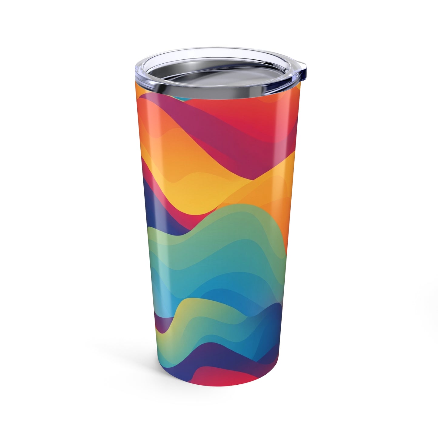 20oz Stainless Steel Travel Mug With Printed Design Double Wall Insulation Spill Resistant Dishwasher Safe Coffee