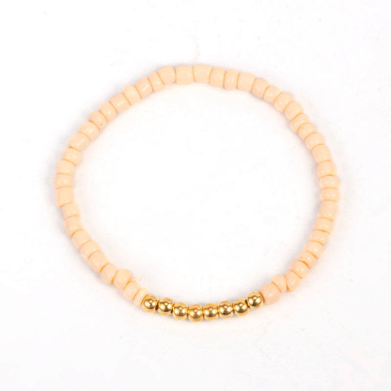 Beaded Bow Bracelet Elegant Plated Alloy Jewelry For Women And Girls Bowknot Design Delicate Fashion For Everyday Use