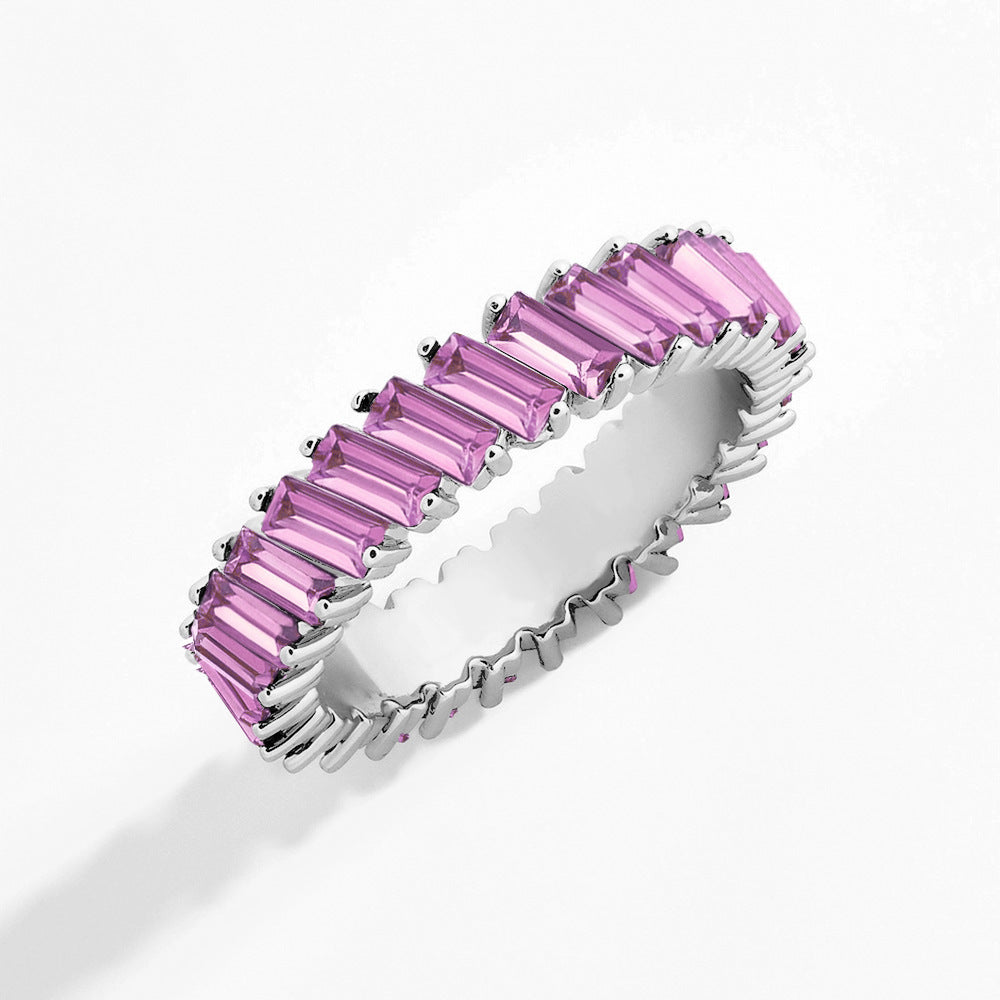 Womens Metal Rings EU Design Electroplated Jewelry For Trade Fairs And Events Non Inlay Drill Ring Fashionable