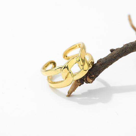 Female Simple Design Sense Index Finger Ring