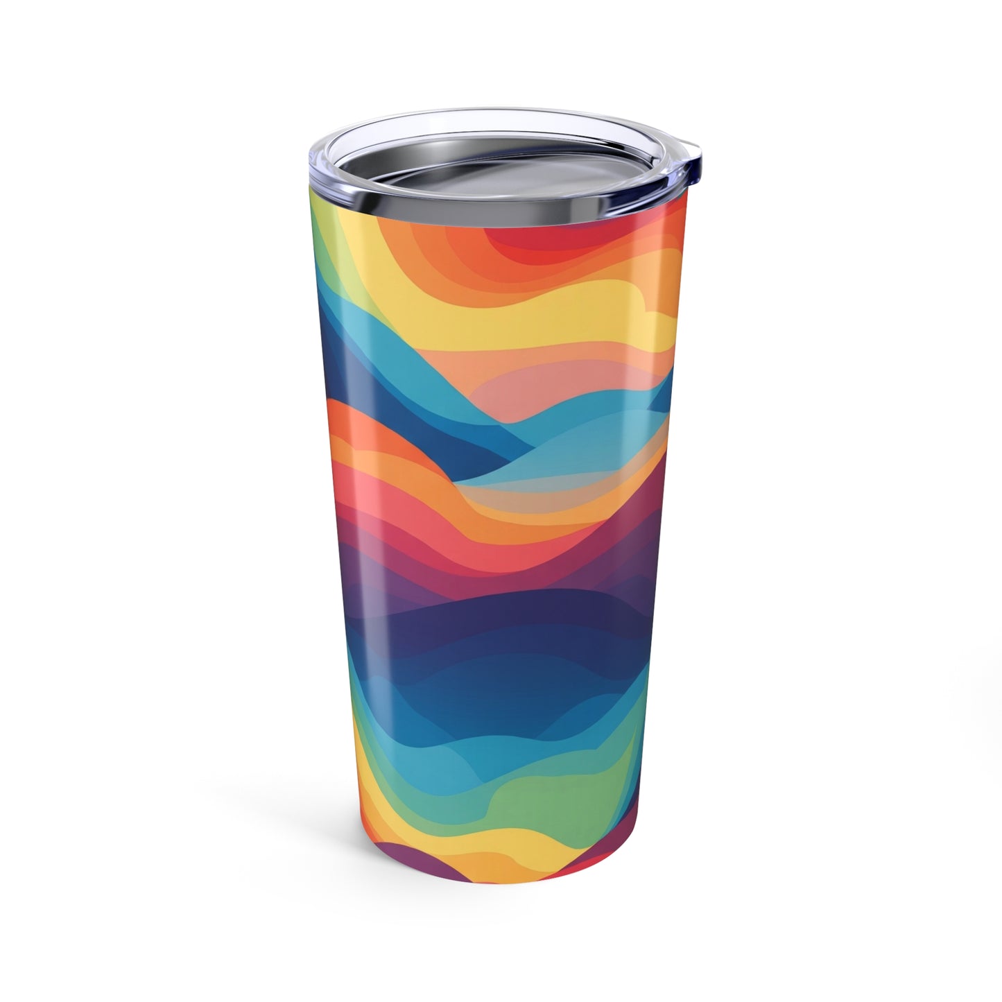 20oz Stainless Steel Tumbler With Printed Art Double Wall Vacuum Insulation Leak Proof Coffee Cup For Hot And Cold