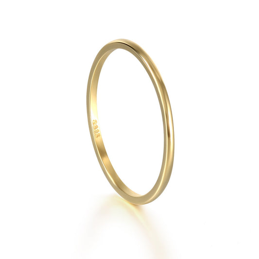 Simple Silver Ring S925 Minimalist Jewelry For Gift Giving Inspired By Japan And Korea For Everyday Wear Gifts