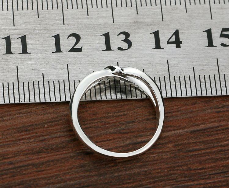 Womens 925 Sterling Silver Ring Simple Heart Design Hypoallergenic Jewelry Gift For Her Birthday Elegant Charms