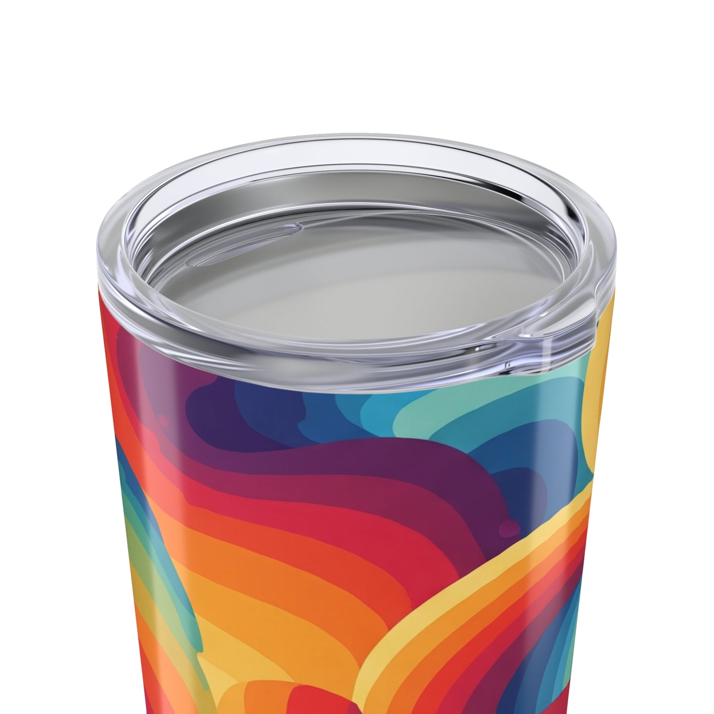 20oz Stainless Steel Printed Tumbler With Vacuum Insulation Spill Resistant Lid Drinkware For Hot Or Cold Beverages