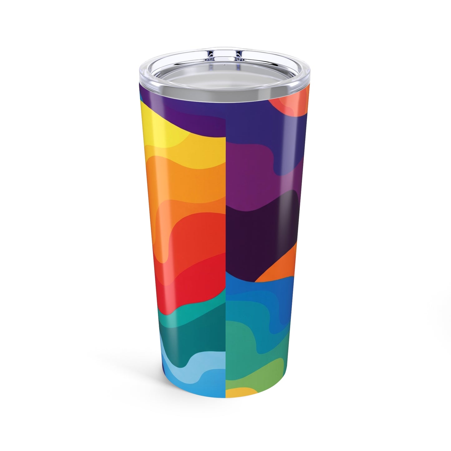 20oz Stainless Steel Tumbler Double Wall Vacuum Insulation Keeps Drinks Hot Or Cold Leak Proof Durable Printed