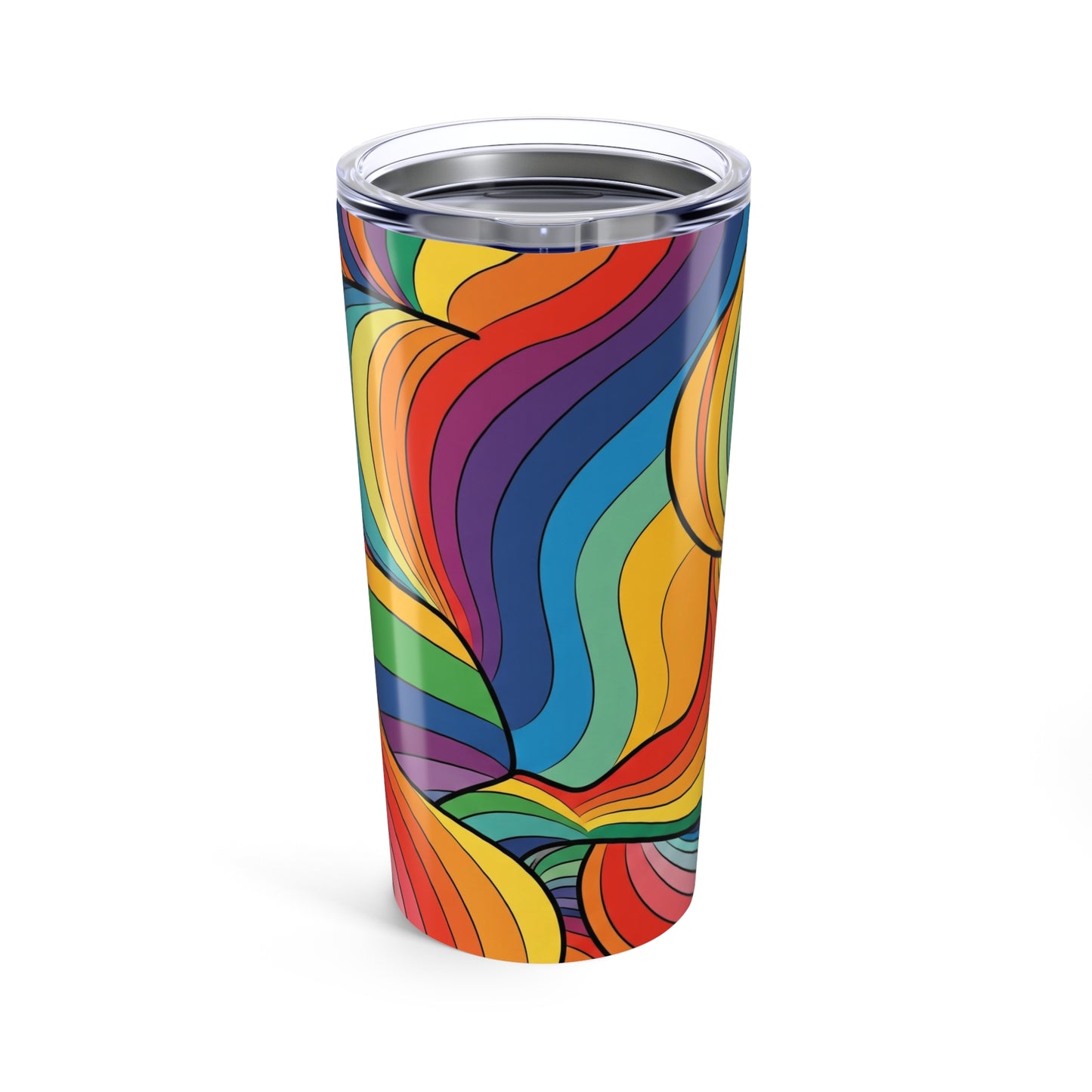 20oz Stainless Steel Tumbler With Double Wall Vacuum Insulation Spill Resistant Travel Mug For Hot Or Cold Drinks