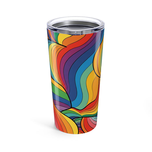 20oz Stainless Steel Tumbler With Double Wall Vacuum Insulation Spill Resistant Travel Mug For Hot Or Cold Drinks
