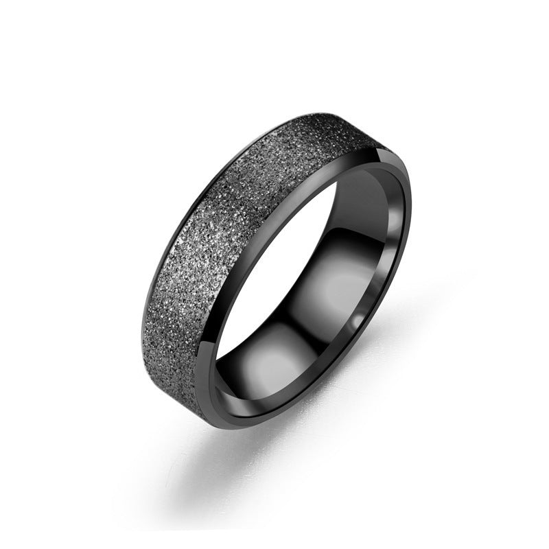 Womens Alloy Turnable Ring Sandblasted Finish Unique Design Everyday Wear Lightweight Ring Jewelry Gift Alloys