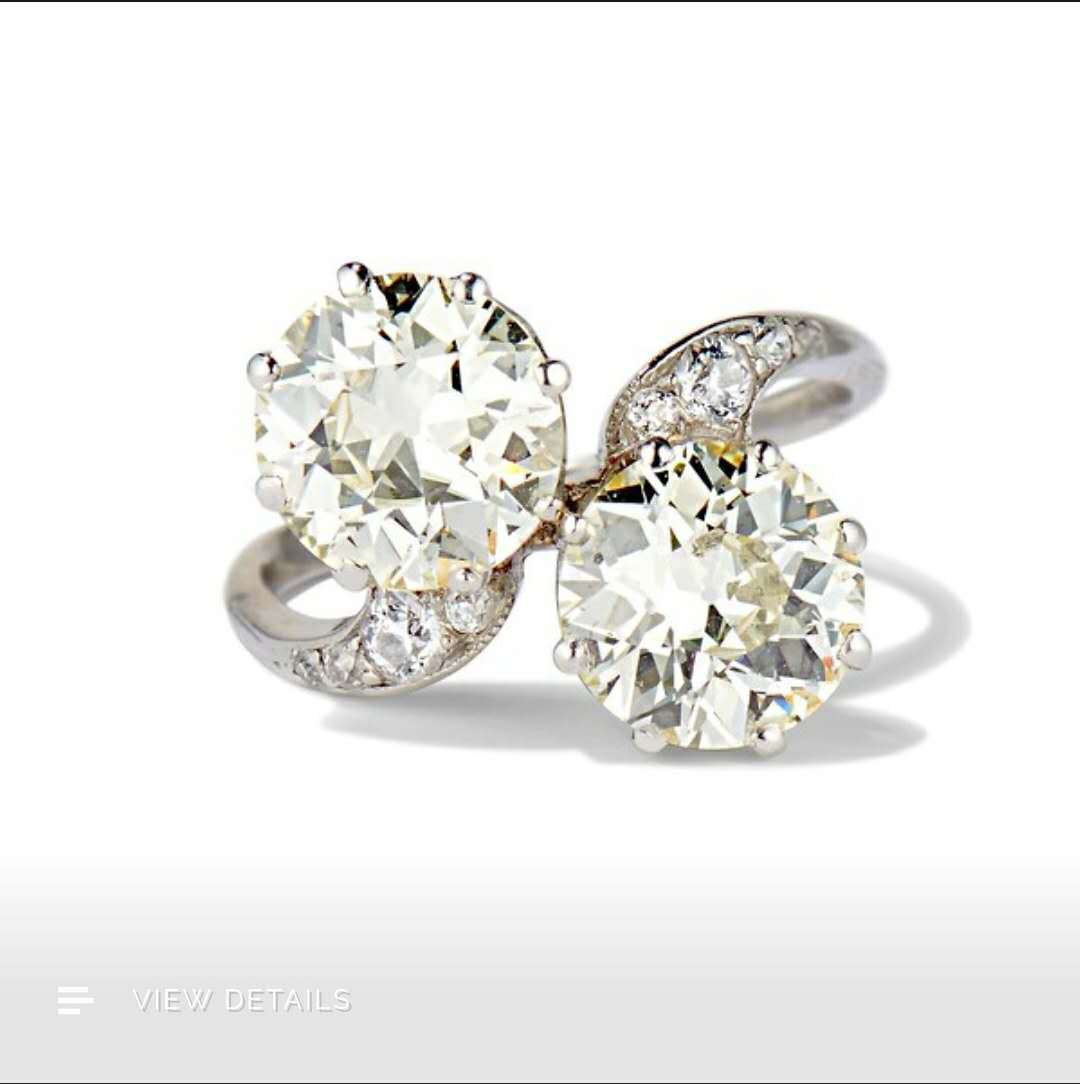 Womens Imitation Diamond Engagement Ring Copper Inlaid Gemstone Elegant Gift For Anniversary Proposal Crystal Shine