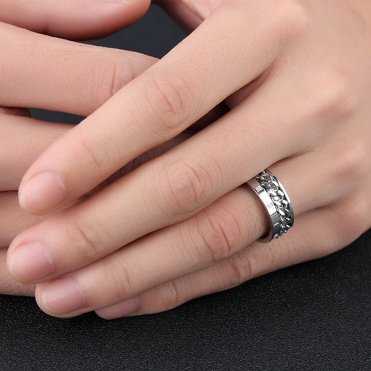 Mens Titanium Knight Pendant Necklace Electroplated Durable