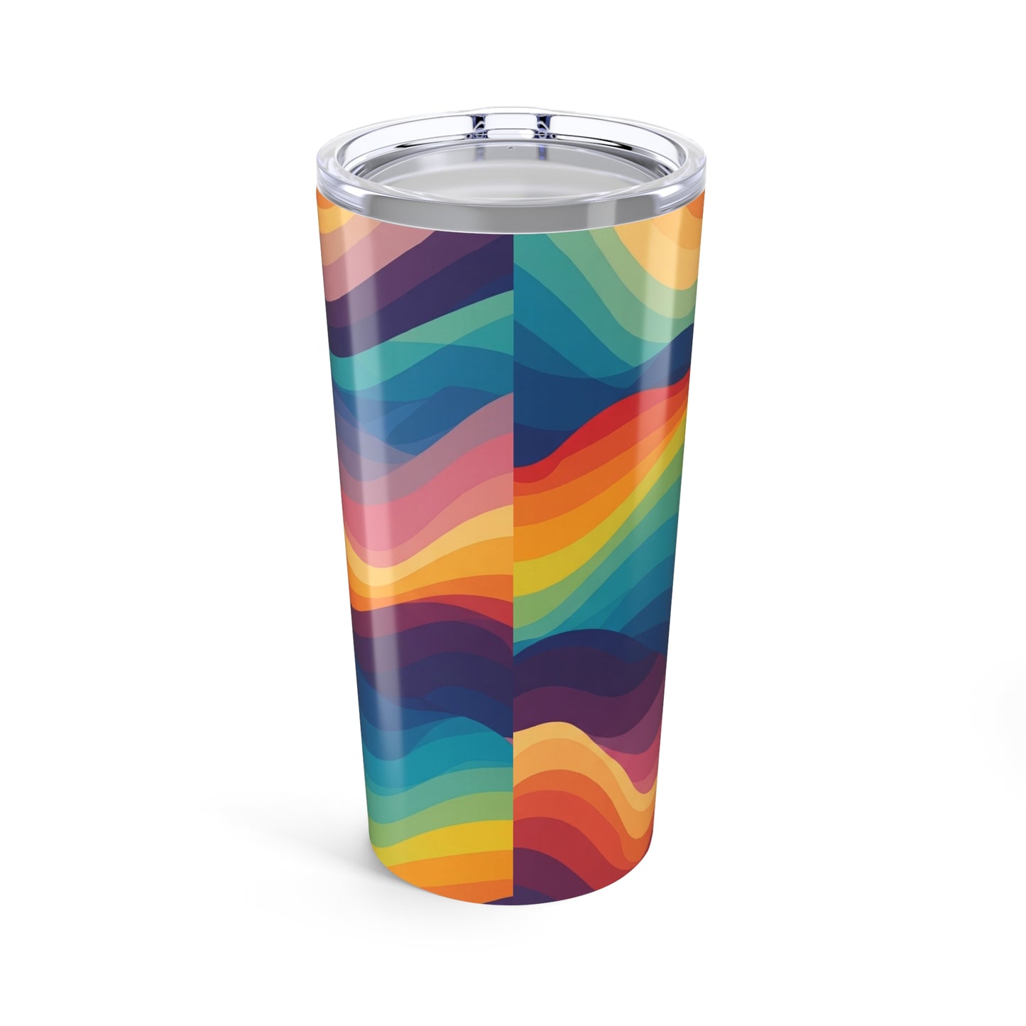 20 Oz Stainless Steel Travel Mug With Printed Design Double Wall Vacuum Insulated Spill Resistant Hot Cold