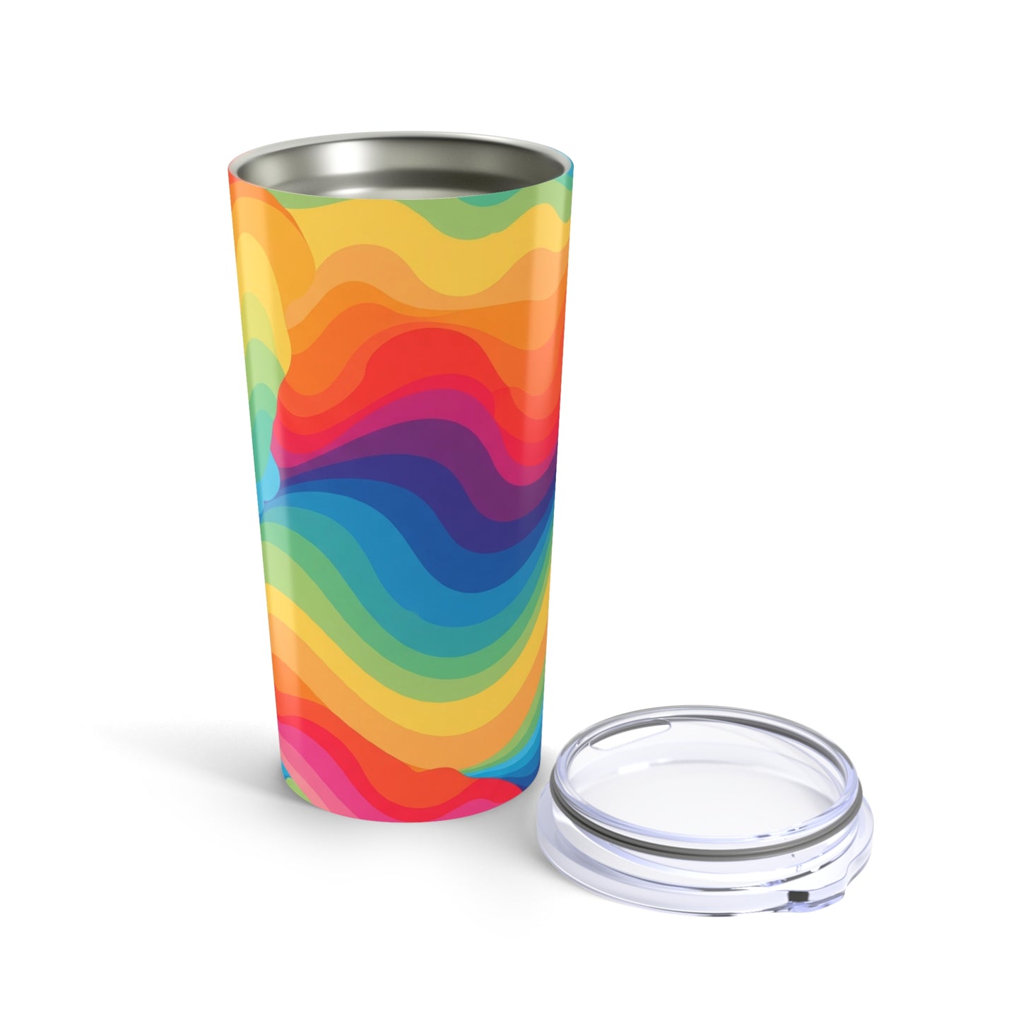 20oz Stainless Steel Insulated Travel Mug With Artwork Double Wall Vacuum Sealed Spill Resistant Hot Or Cold