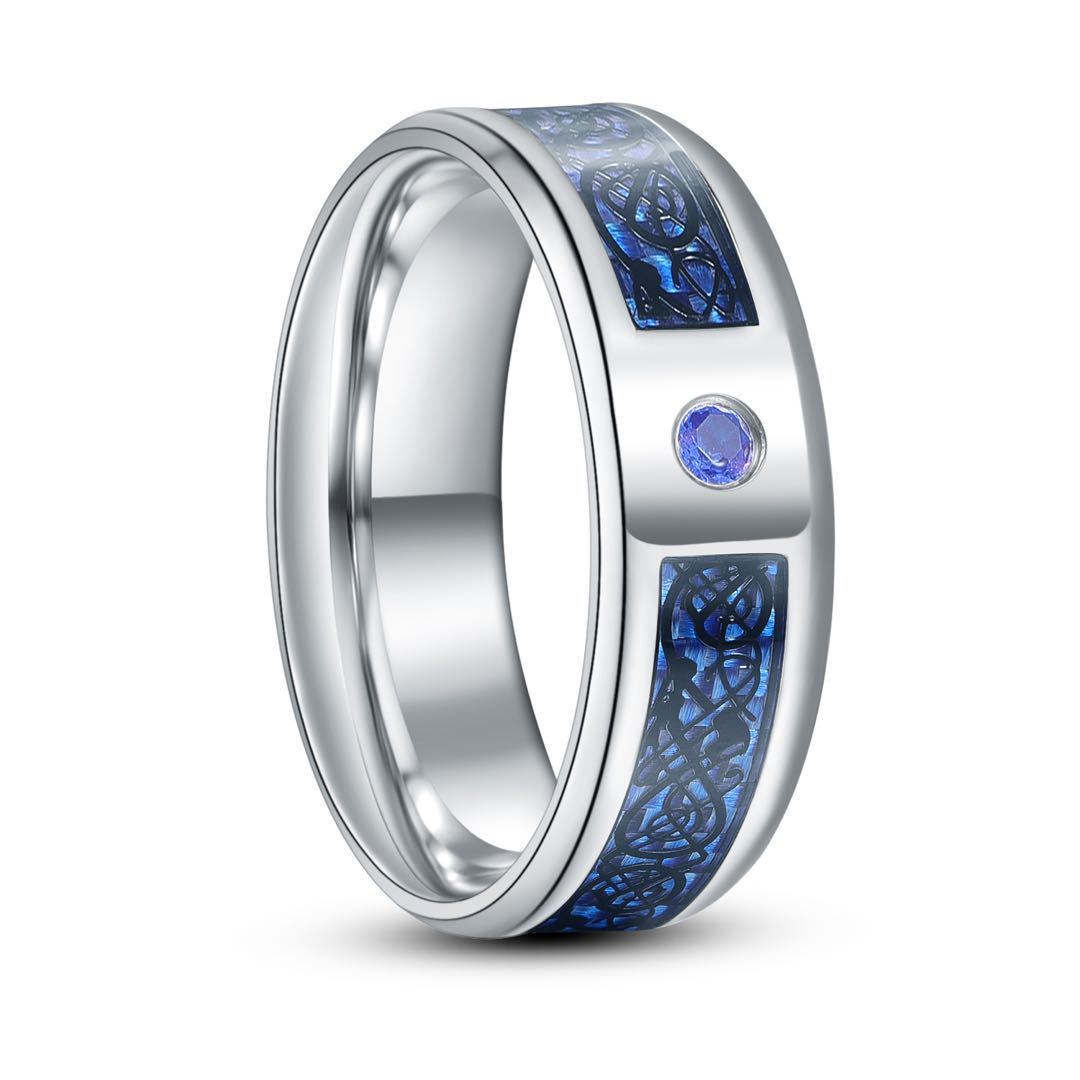 Mens Stainless Steel Ring Durable Fashion Bands Metal Ring For Men Gift Jewelry Everyday Wear Modern Style Now