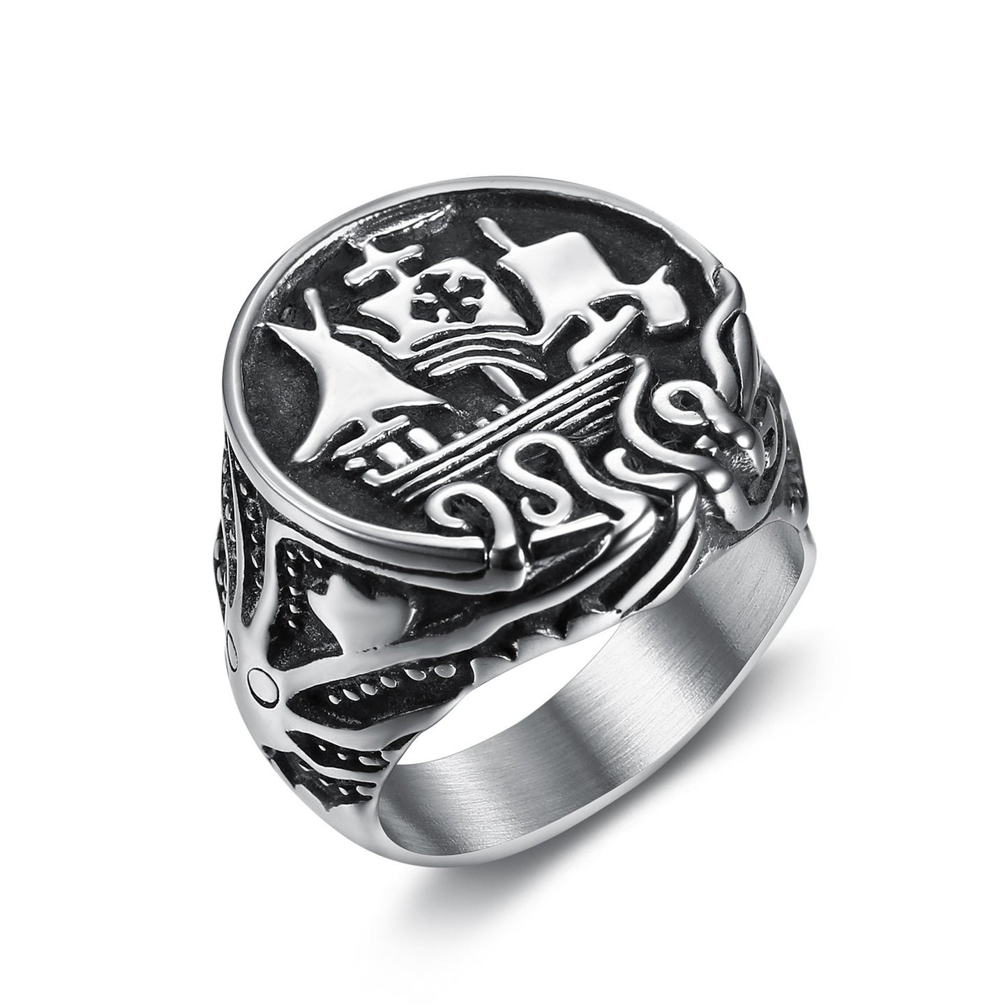 Stainless Steel Viking Ring For Men Retro Animal Zodiac Style With Sizes 7 8 9 10 11 12 13 14 15 For Men Style