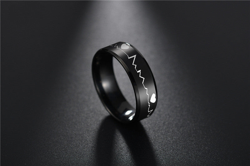 Stainless Steel Unisex Ring Simple Everyday Wear Gift