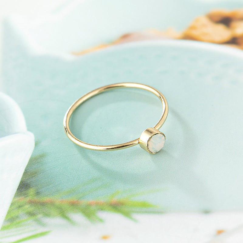 Womens Heart Ring Alloy Metal Electroplated Simple Retro Design Heart Shaped Promise Ring For Women Daily Uses