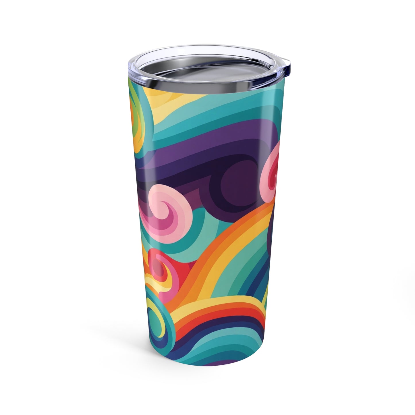 Printed 20oz Stainless Steel Tumbler Travel Mug With Double Wall Insulation Keeps Hot Or Cold Beverages