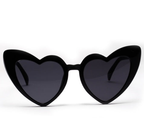 Women Heart Shaped Sunglasses Vintage Design UV400 Protection Lightweight Frame 80 Percent Light For All Faces