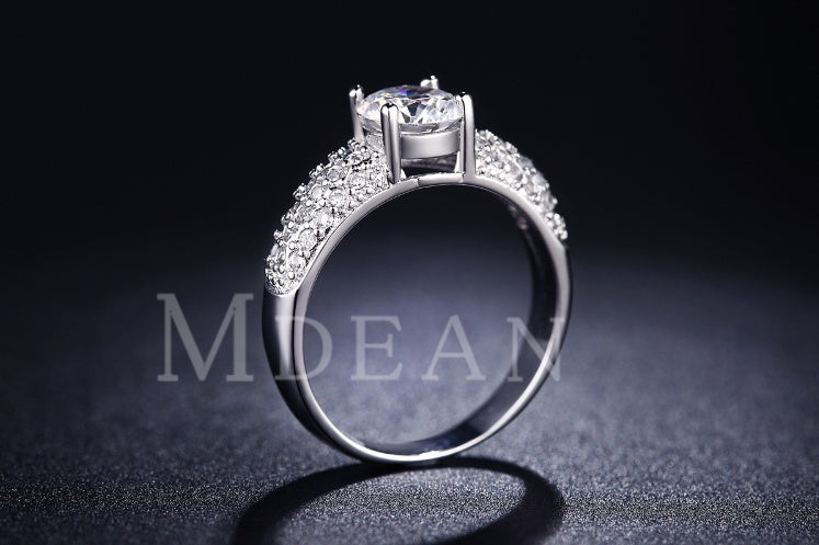 Copper Vintage Ring With Rose And White Gold Plating Geometric Design Sizes 5 To 10 EverydayLook Everyday Glam