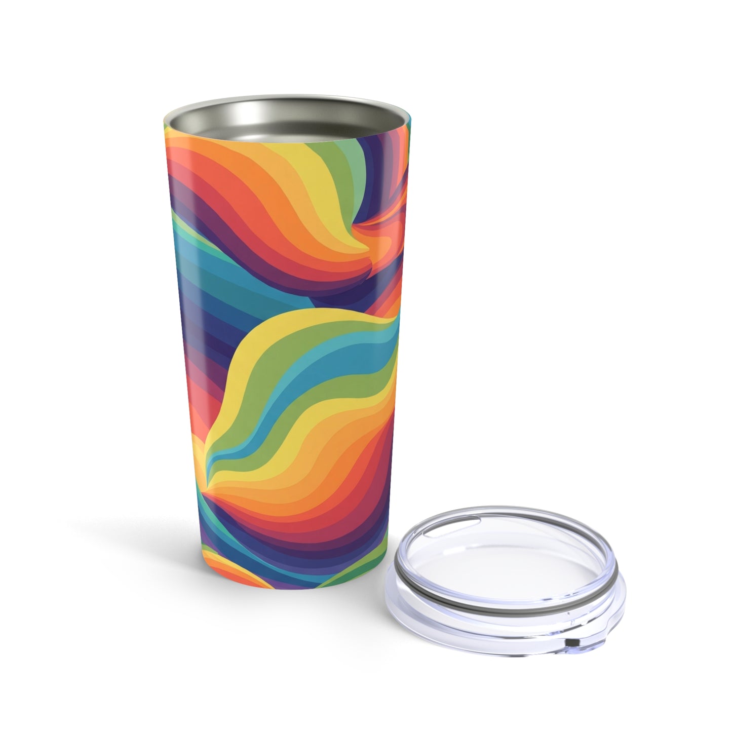 20 Oz Stainless Steel Tumbler With Double Wall Vacuum Insulation Spill Resistant Design For Hot And Cold Beverages