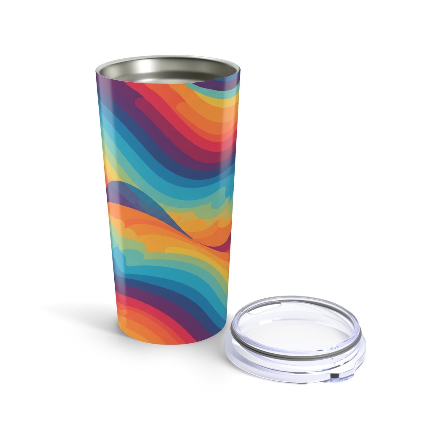 20 Oz Steel Travel Mug With Double Wall Vacuum Insulated Leak Proof Thermal For Hot And Cold Beverages Dishwasher