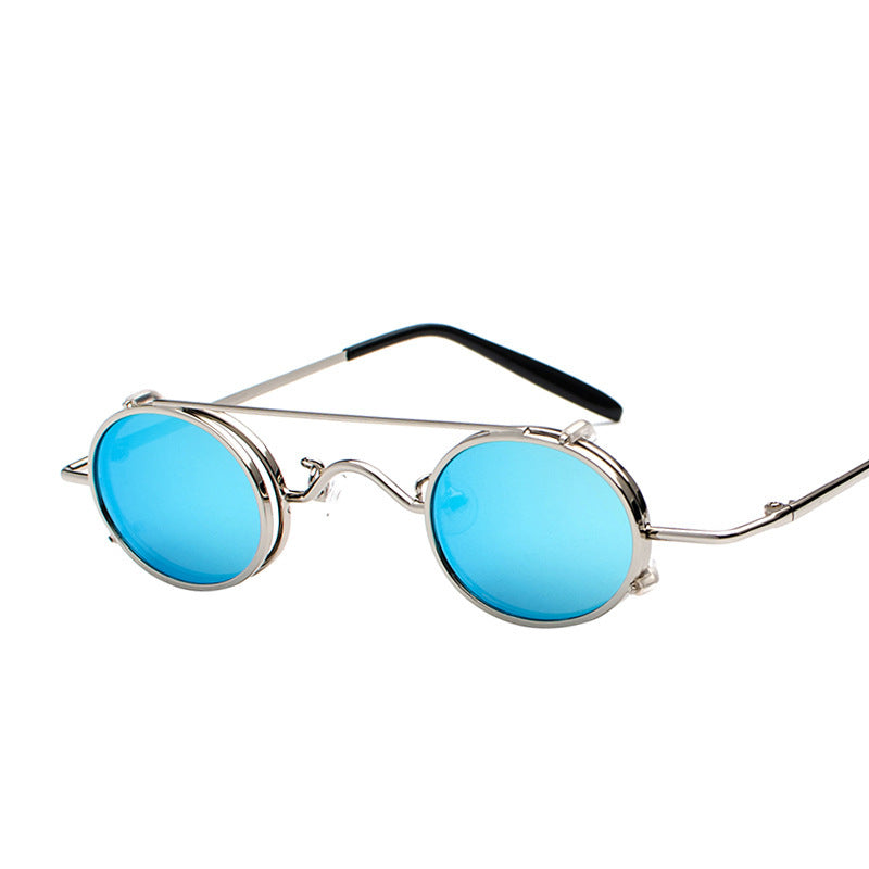 Vintage Sunglasses with Metal Frame Lightweight Removable Design 99 Percent Visible Light Perspective UV400 UV