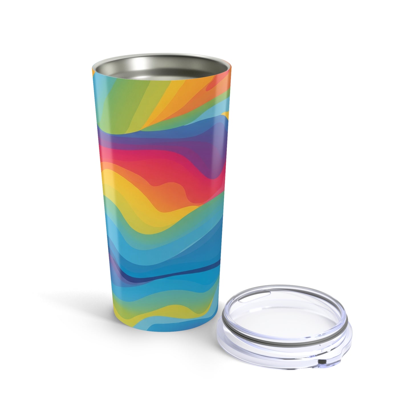 20oz Stainless Steel Tumbler With Double Wall Vacuum Insulation Leak Proof Lid For Hot Or Cold Beverages Printed
