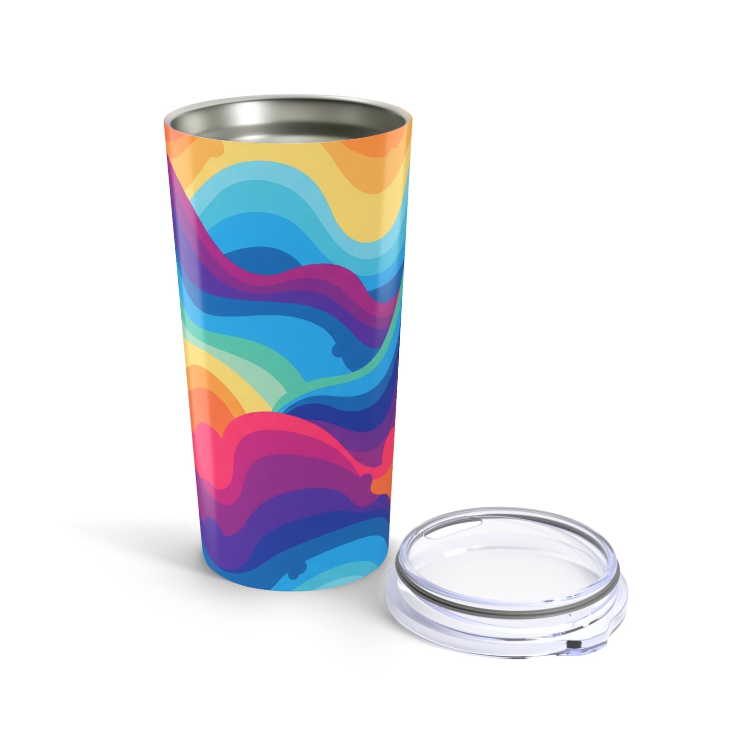 20oz Stainless Steel Tumbler With Double Wall Vacuum Insulation Spill Resistant Hot Cold Drink Cup Dishwasher Safe