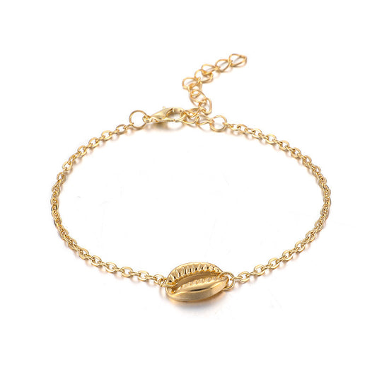 Geometric Alloy Bracelet With Electroplated Finish Womens Fashion Bangle In European American Ethnic Style Jewelry