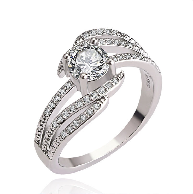 Sterling Silver Diamond Ring Elegant Everyday Wear Sparkle And Classic Style For Any Occasion Jewelry Gift Now