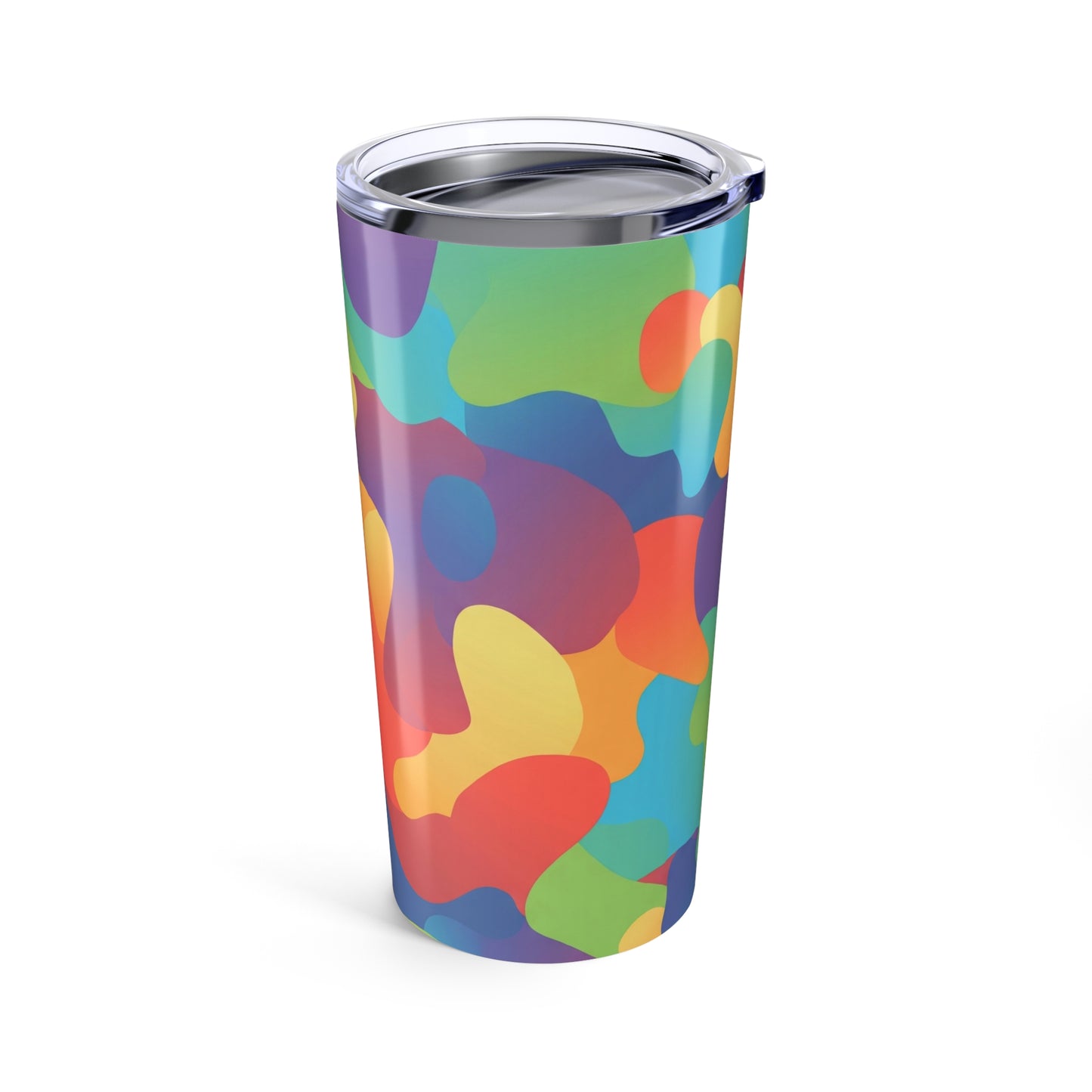 20 Oz Stainless Steel Printed Tumbler With Double Wall Vacuum Insulation Spill Resistant BPA Free Hot Cold Travel