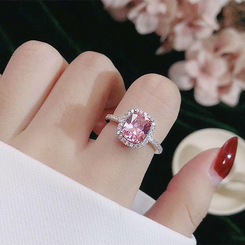 Womens Diamond Engagement Ring Alloy Silver Tone Wedding Ring Gift for Anniversary Birthday Special Occasion Jewelry