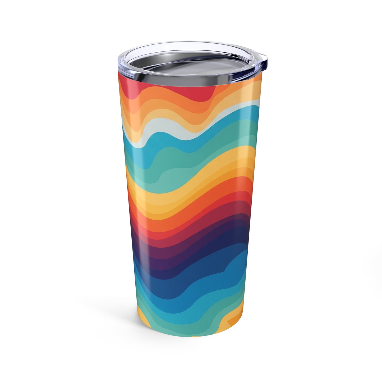 20oz Stainless Steel Tumbler With Double Wall Vacuum Insulation And Leak Proof Travel Mug Printed Design For Hot