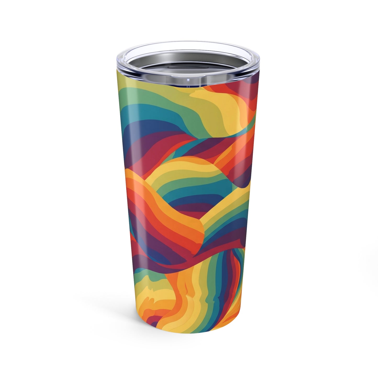 20oz Stainless Steel Printed Tumbler With Double Wall Vacuum Insulation Travel Mug Spill Proof Thermal Coffee