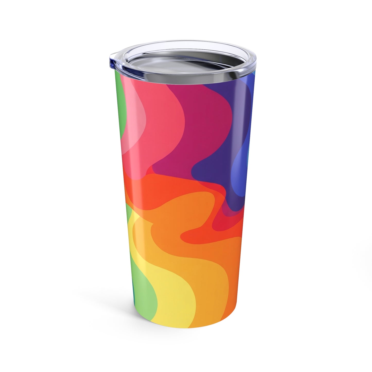 20oz Stainless Steel Printed Tumbler With Double Wall Vacuum Insulation Travel Mug Spill Resistant BPA Free Daily