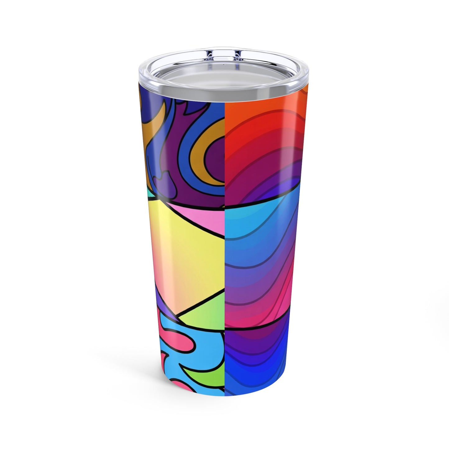 20oz Stainless Steel Travel Mug With Double Wall Vacuum Insulation Spill Resistant Thermal Coffee Cup Printed