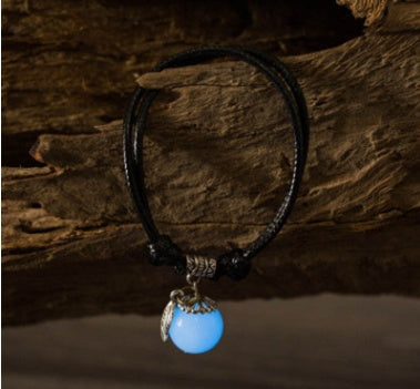 Unisex Luminous Alloy Bracelet Korean Design for Couples Opening Ceremony Anniversary Gift and Celebration Now