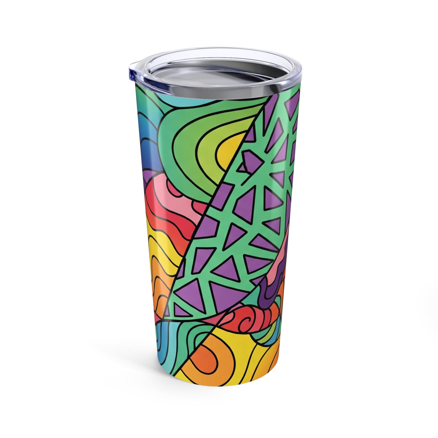 20oz Stainless Steel Tumbler With Double Wall Vacuum Insulation Leak Proof Travel Mug With Lid For Hot Or Cold