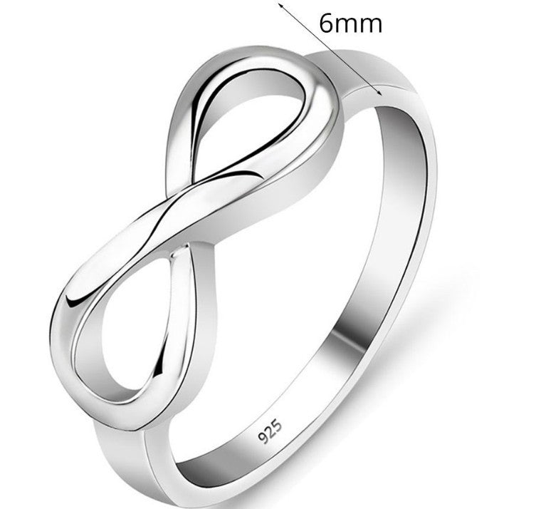 Elegant Alloy Silver Plated Ring For Women And Girls Lightweight Everyday Wear Jewelry Fashion Sizes US 5 6 7 8 9 10