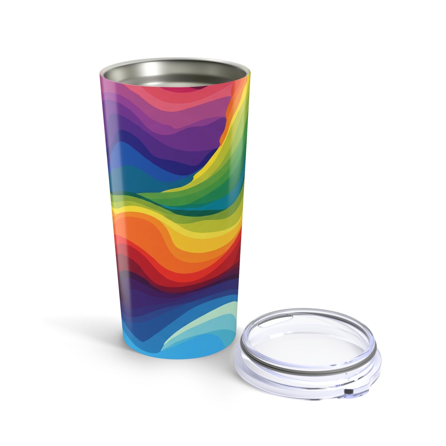 20oz Stainless Steel Travel Mug Double Wall Vacuum Insulated Spill Resistant Hot Cold Tumbler Dishwasher Safe