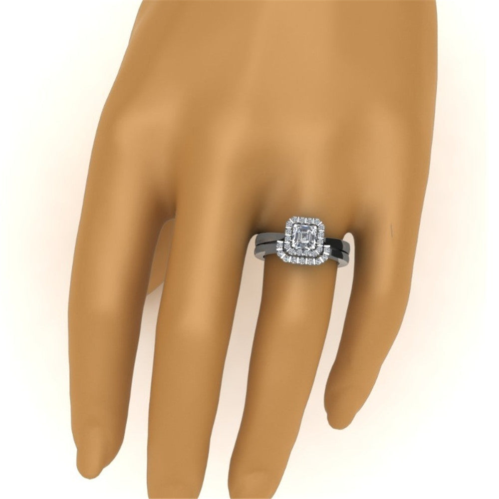 Geometric Zircon Ring Alloy Silver Tone Jewelry For Women Fashion Statement Gift Everyday Statement Trends Day