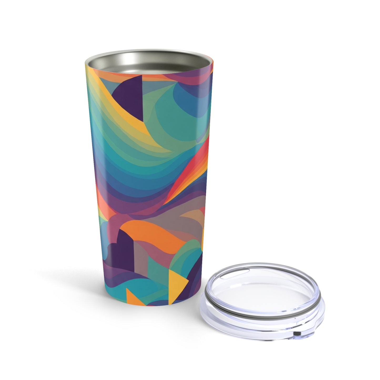20 Oz Stainless Steel Tumbler With Double Wall Vacuum Insulation Spill Resistant Travel Mug For Hot Or Cold