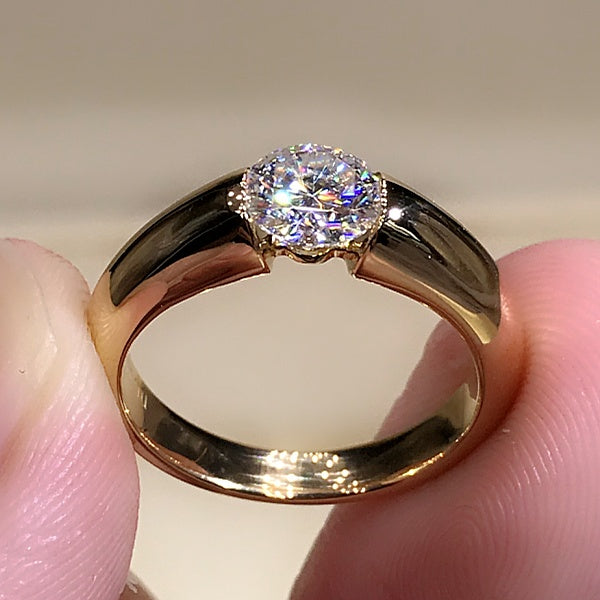 Womens Arc Couple Ring Floral Brass Jewelry For Women Fashion Accessory Trendy Daily Wear Elegant Gift Classic