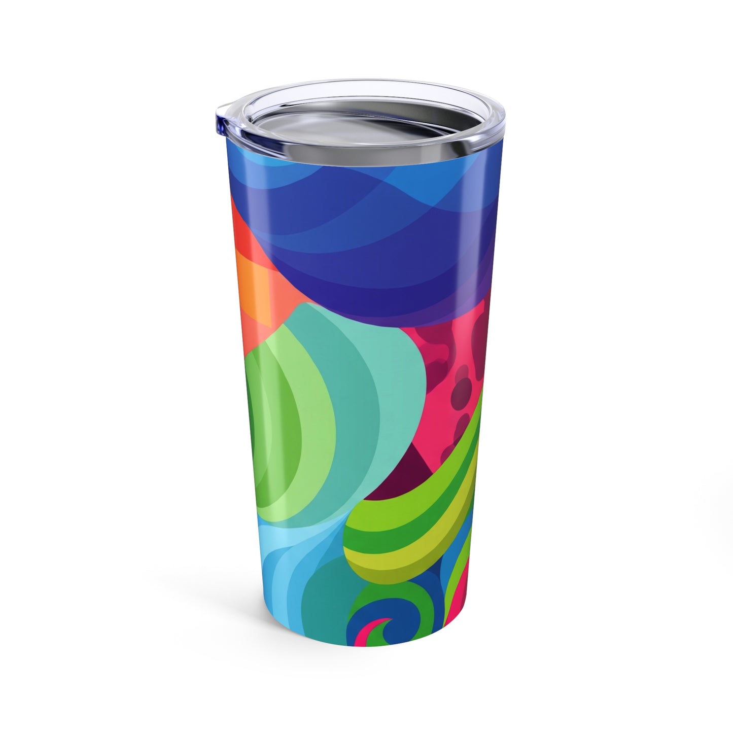 20oz Stainless Steel Tumbler With Design Double Wall Vacuum Insulation Spill Resistant For Hot And Cold Beverages