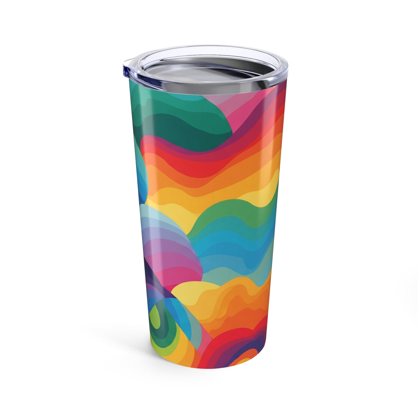 20Oz Stainless Steel Travel Mug With Double Wall Vacuum Insulation Spill Resistant Art Design For Hot Or Cold