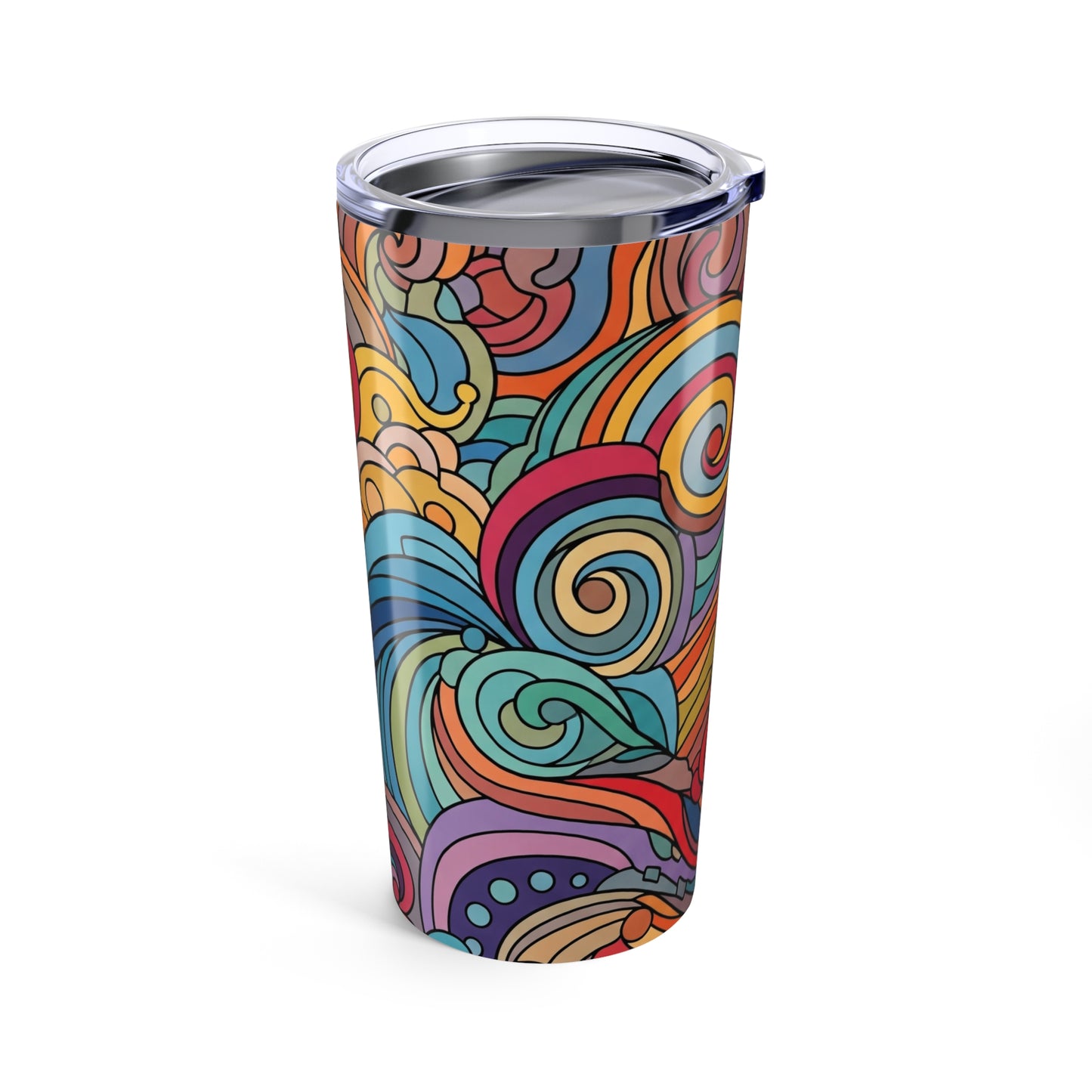 20oz Stainless Steel Tumbler With Double Wall Vacuum Insulation Leak Proof Build And Printed Artwork For Everyday